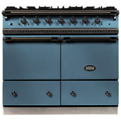 Lacanche Cluny LG1052GCT Dual Fuel Range Cooker, Delft Blue / Chrome Trim